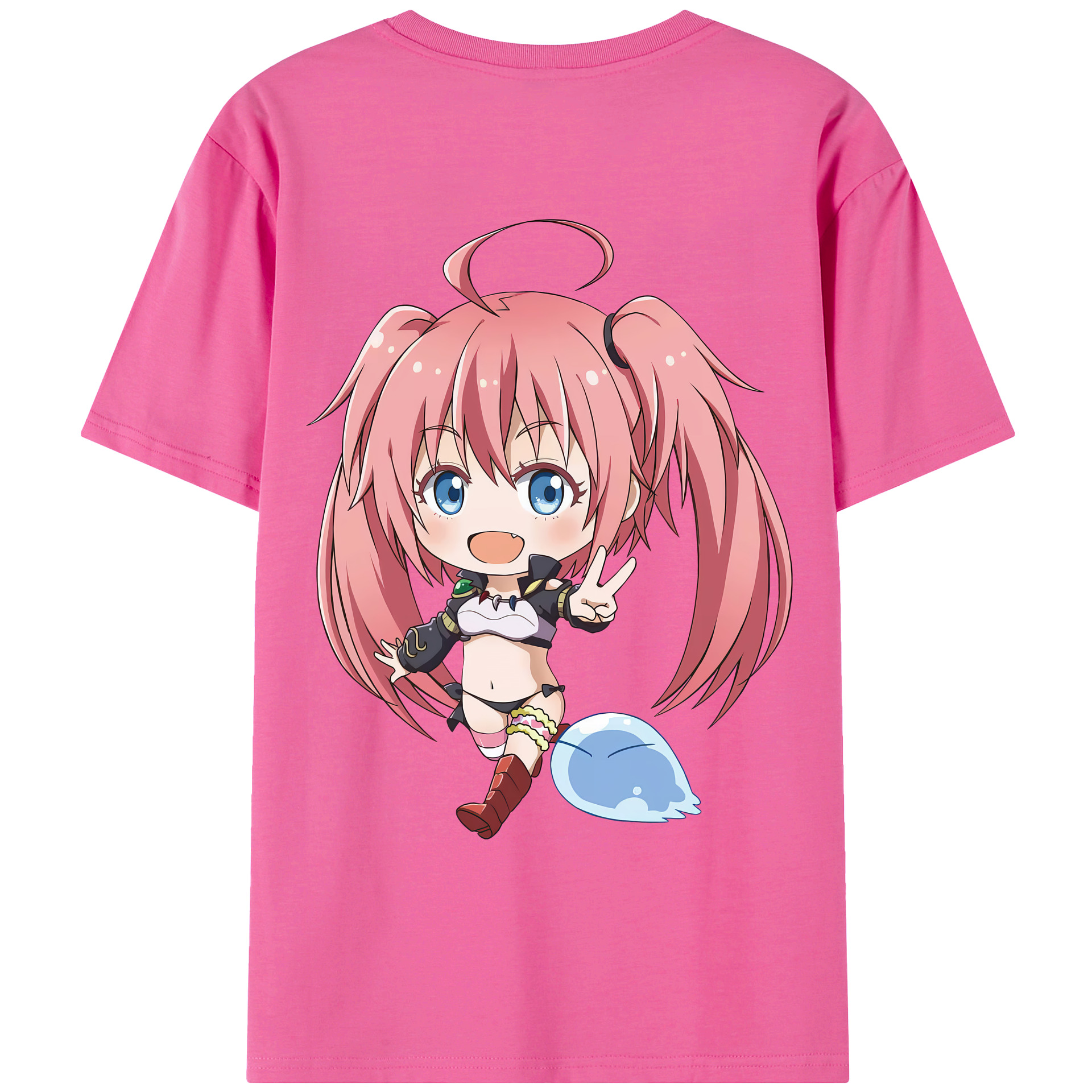 （画像用） 転スラ Regarding Reincarnated to Slime レディース半袖Tシャツ(バックプリント)
